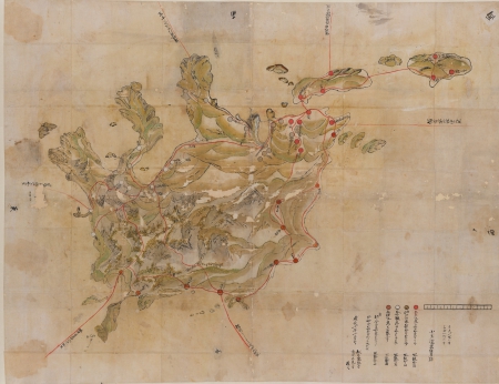 慶長小豆島絵図及び正保小豆島絵図